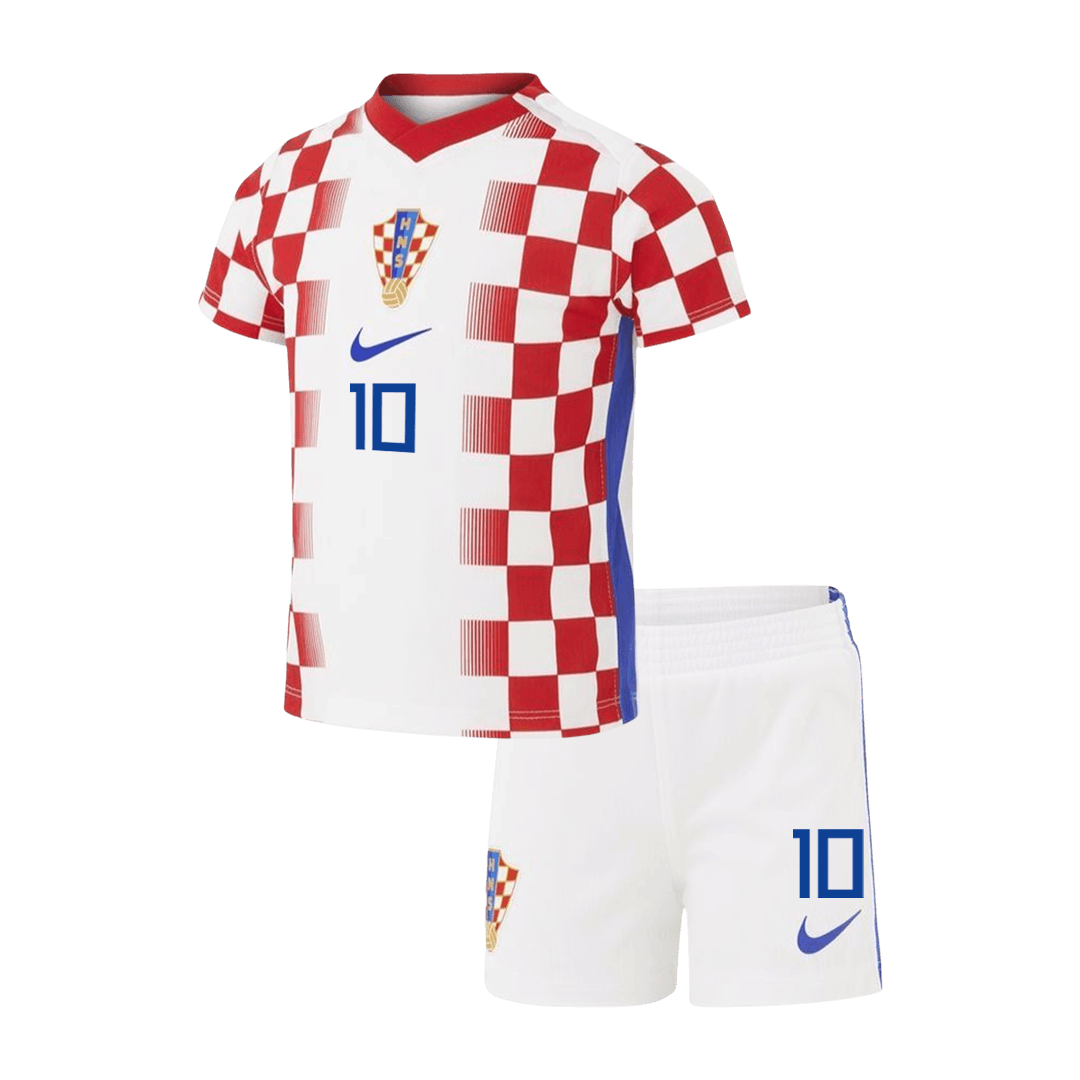Croatia World Cup Kinder Trikot Set Heim 2026 MODRIĆ #10