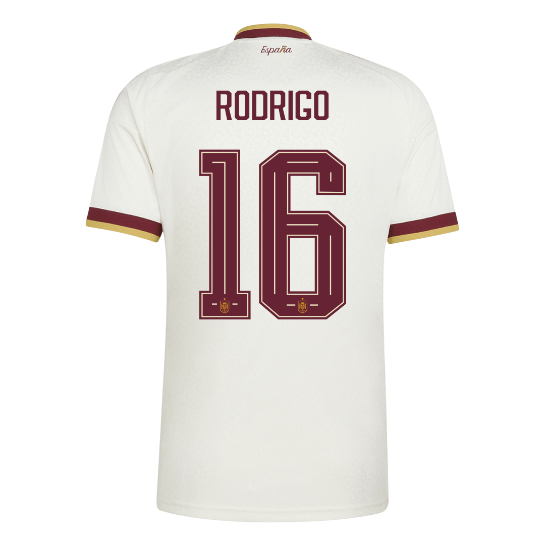 Spain World Cup Trikot Auswärts 2026 RODRIGO #16
