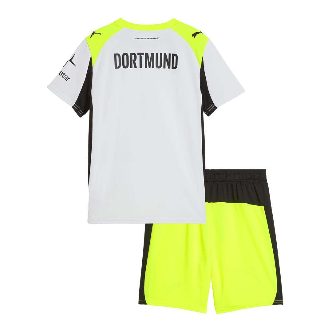 Borussia Dortmund Kinder Trikot Set Auswärts 2025/26