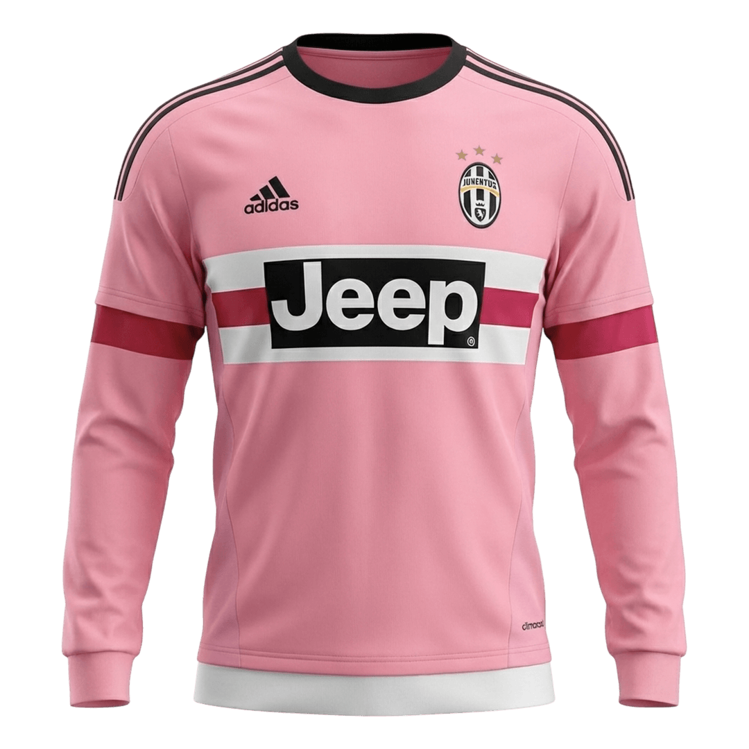 Juventus Retro Langarm Trikot Auswärts 2015/16