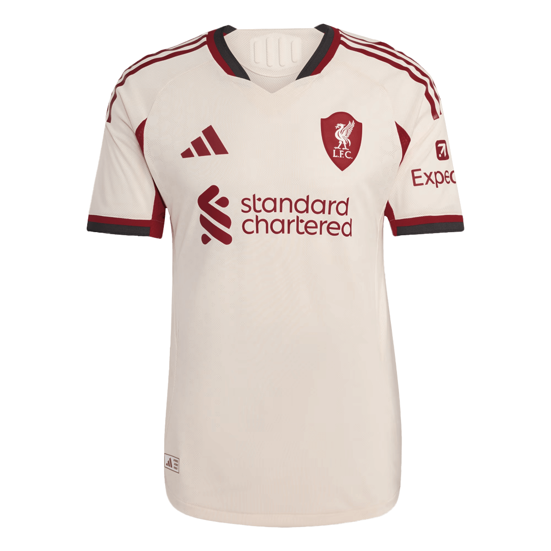 Liverpool Player Version Trikot Auswärts 2025/26 SZOBOSZLAI #8 Slim Fit