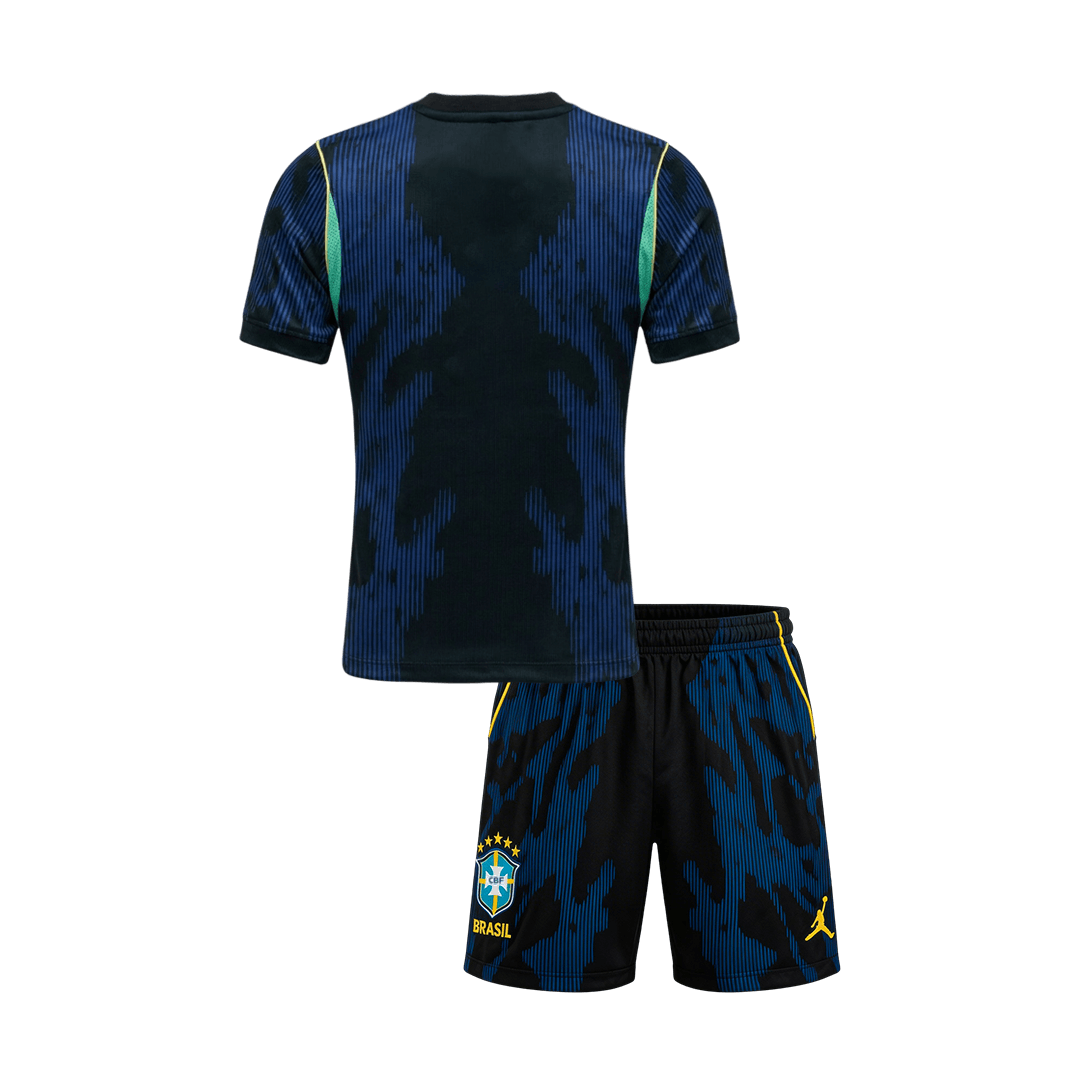 Brazil World Cup Kinder Trikot Set Auswärts 2026