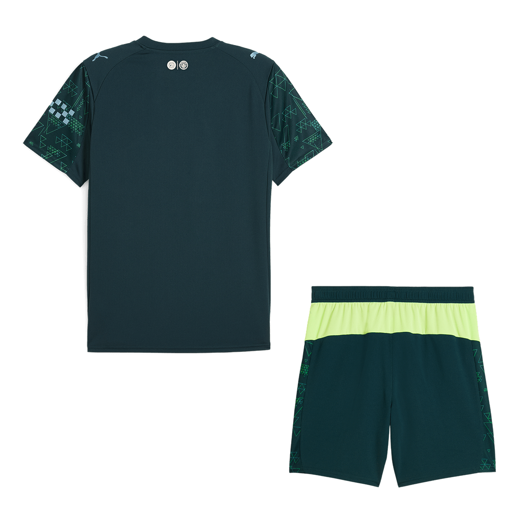 Manchester City Trikot Set Viertes Auswärts 2025/26