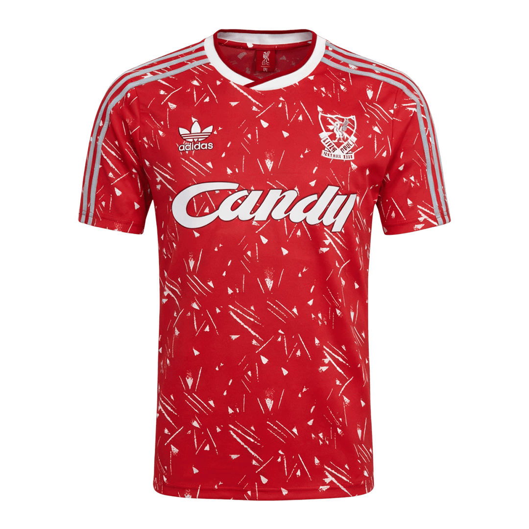 Liverpool Retro Trikot Heim 1989/91