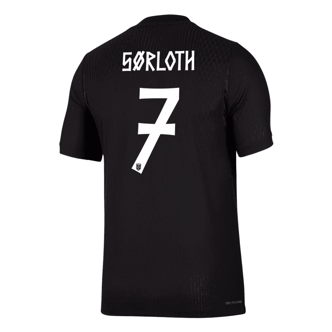 Norway World Cup Player Version Trikot Auswärts 2026 SØRLOTH #7 Slim Fit