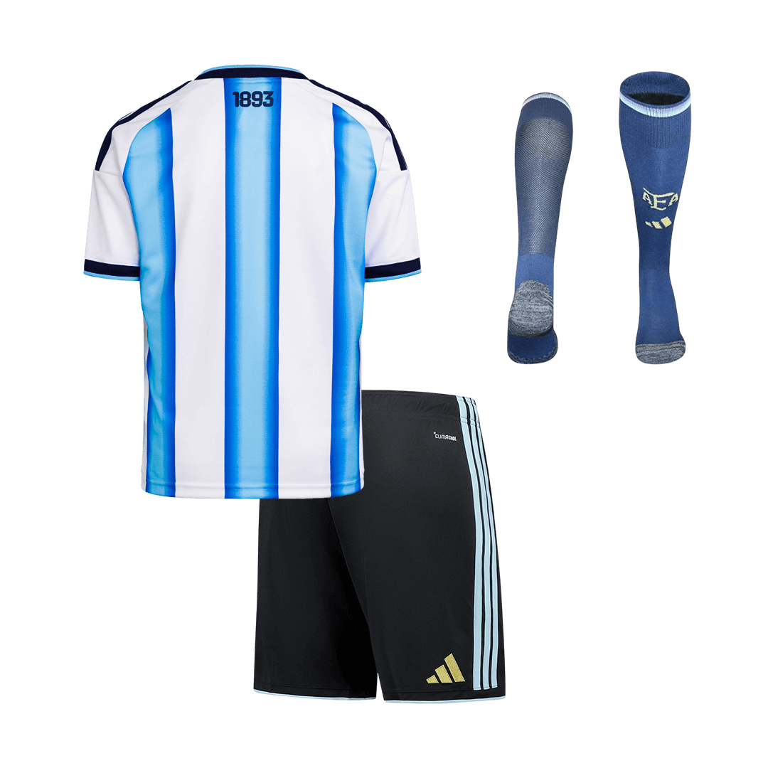 Argentina World Cup Kinder Trikot Komplett-Set Heim 2026