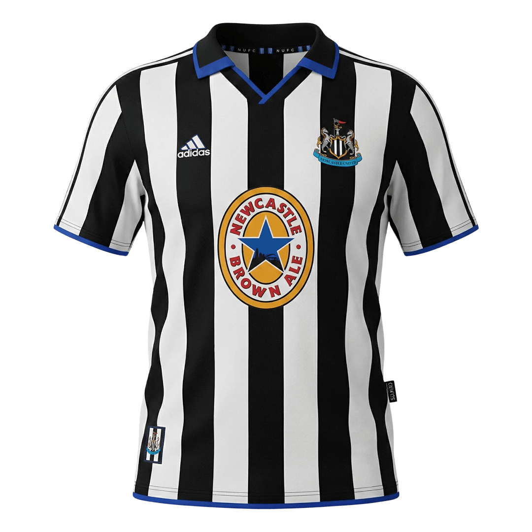 Newcastle United Retro Trikot Heim 1999/00
