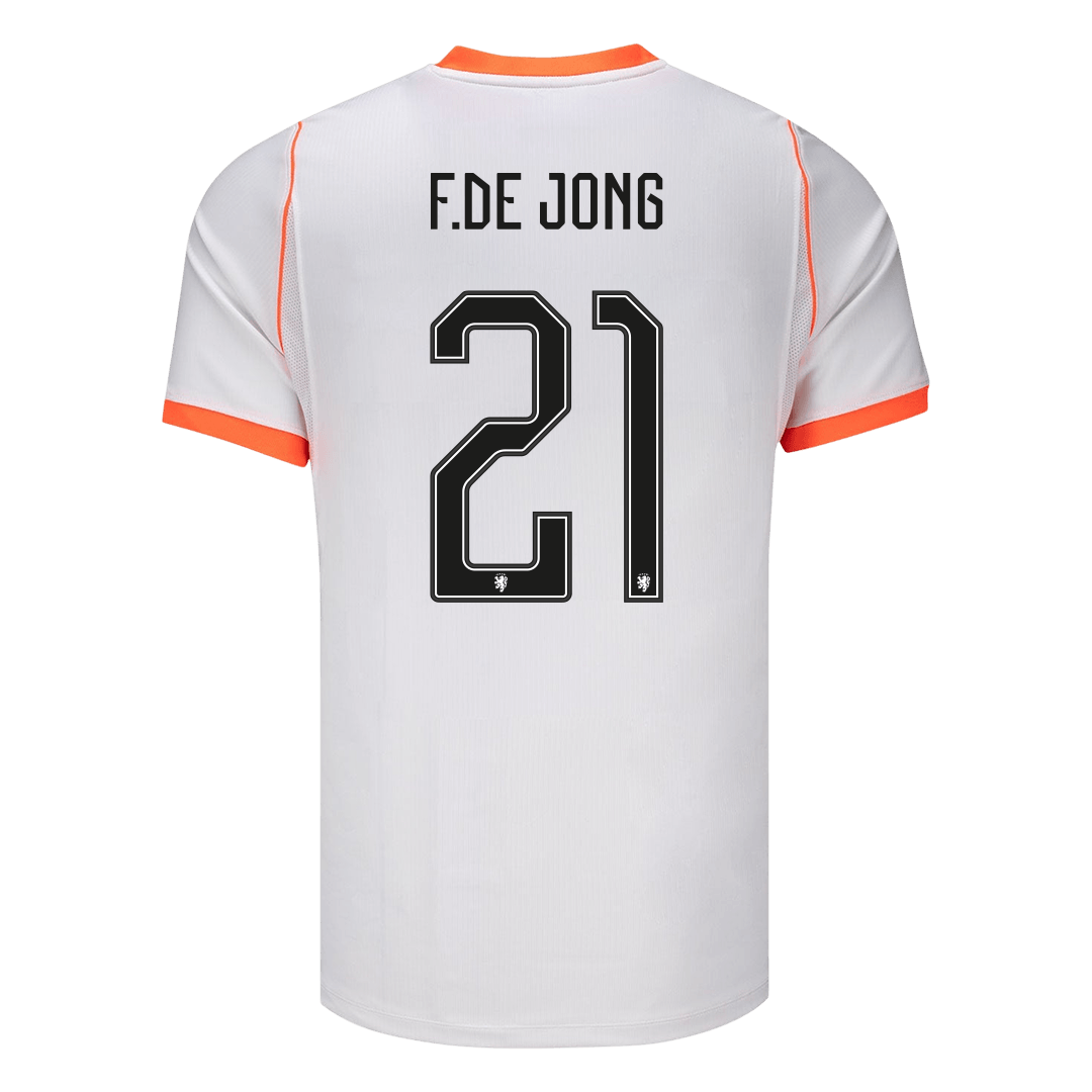 Netherlands World Cup Trikot Auswärts 2026 F.DE JONG #21