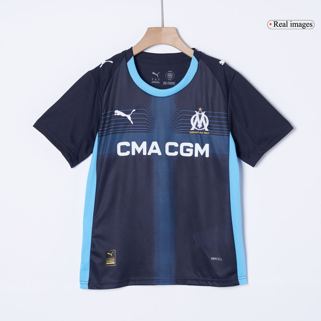 Marseille Kinder Trikot Set Auswärts 2025/26