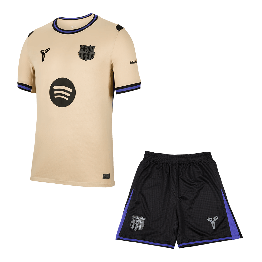 Barcelona Trikot Set Auswärts 2025/26