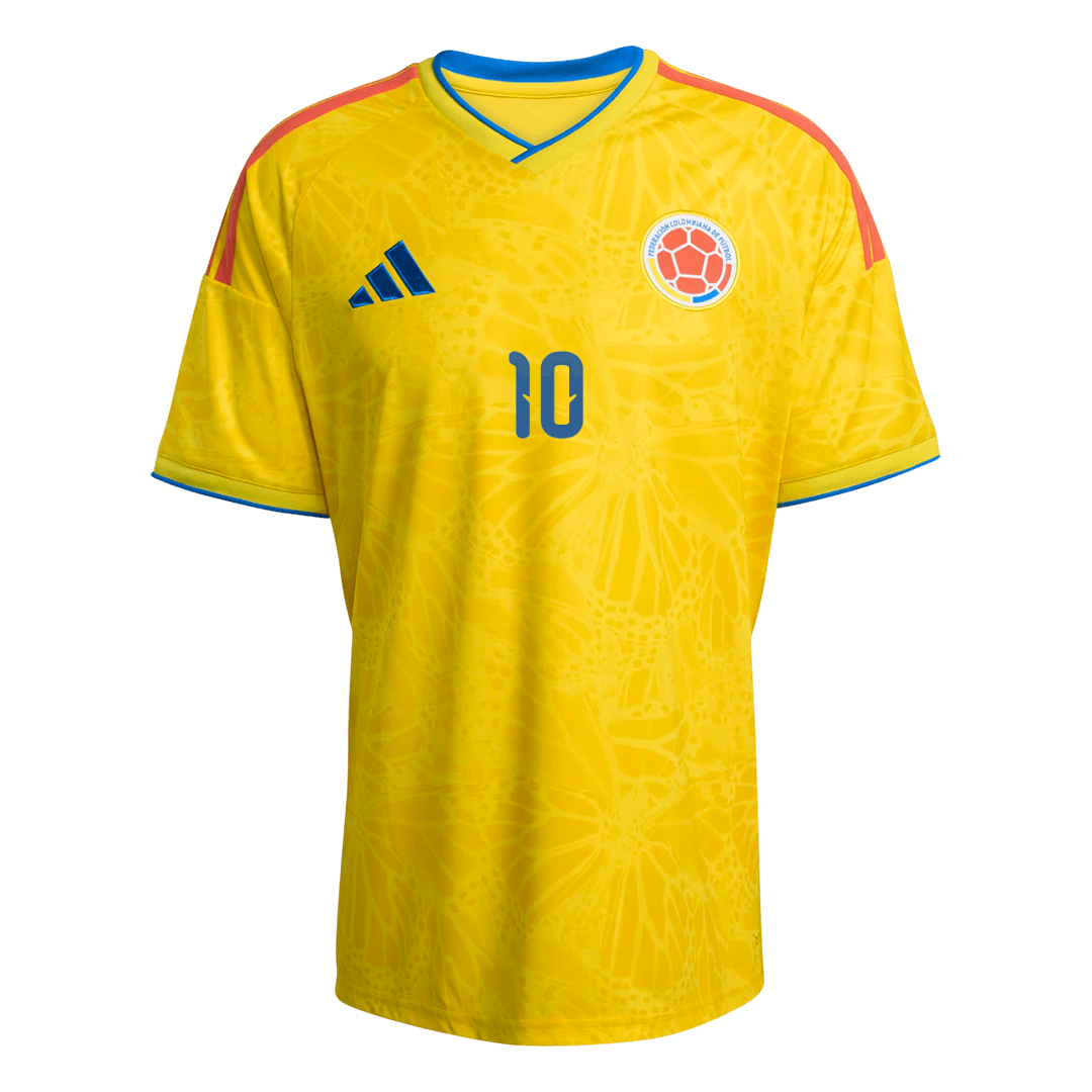 Colombia World Cup Trikot Heim 2026 JAMES #10