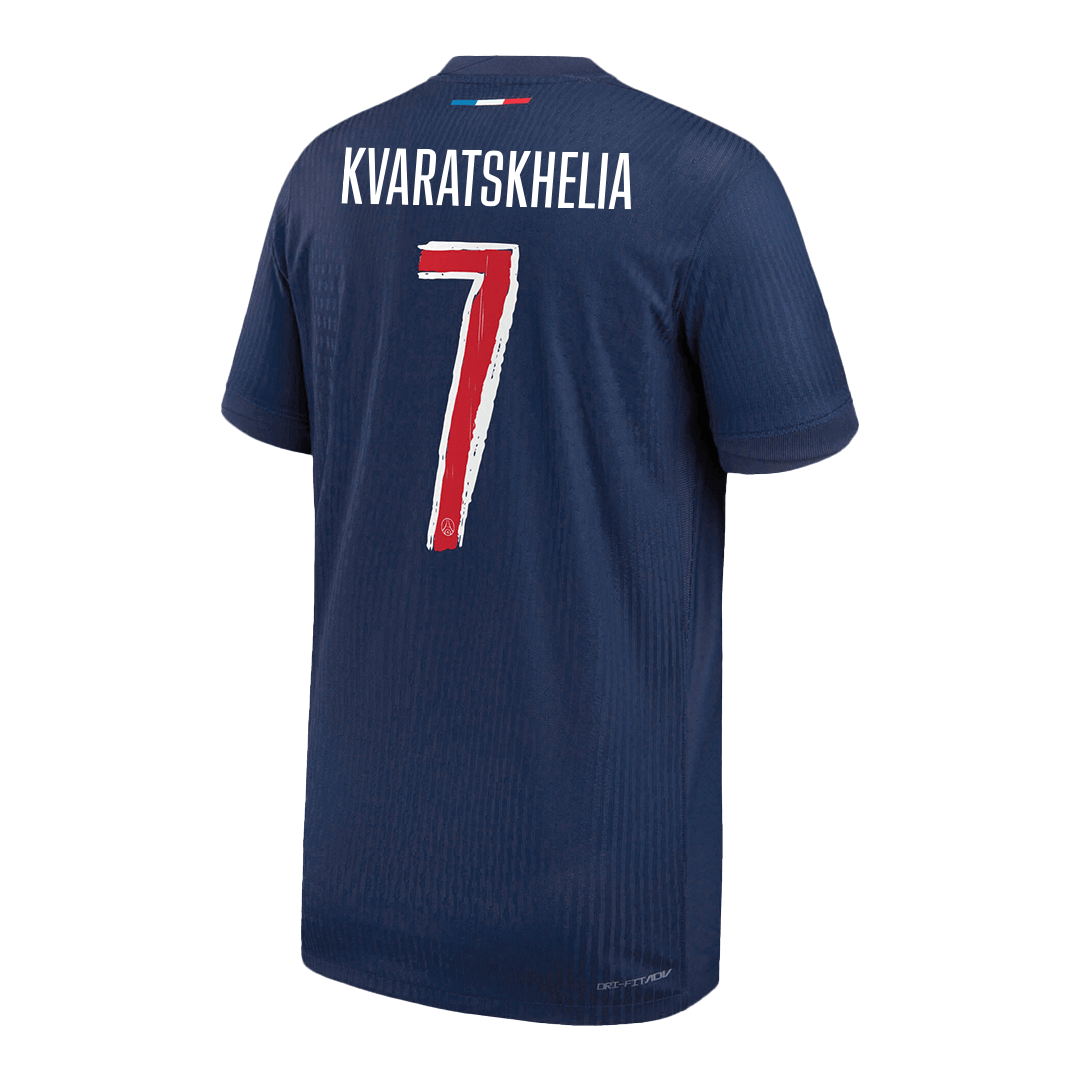 PSG Player Version Trikot Heim 2024/25 UCL KVARATSKHELIA #7 Slim Fit
