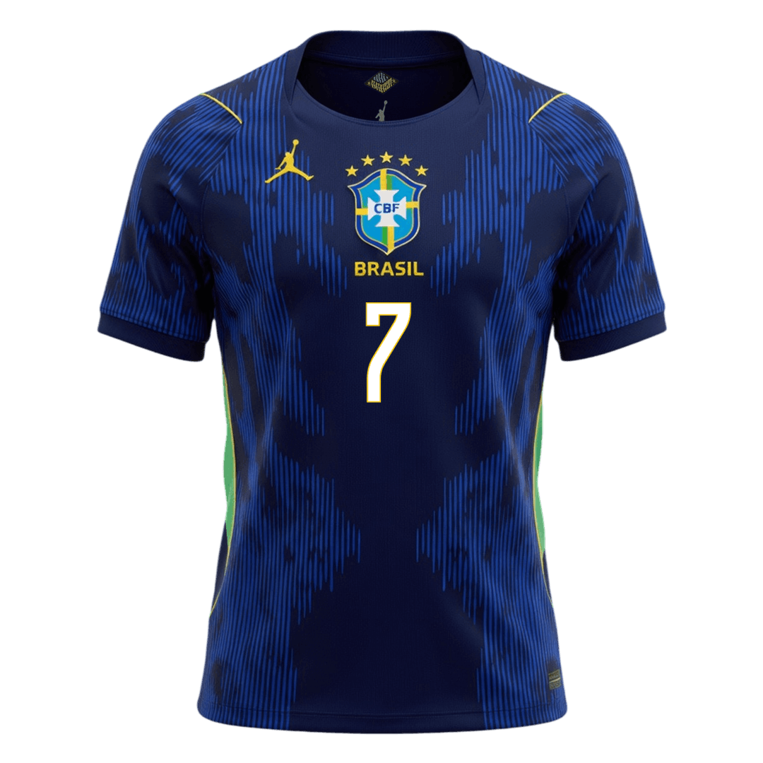 Brazil World Cup Trikot Auswärts 2026 VINI JR. #7