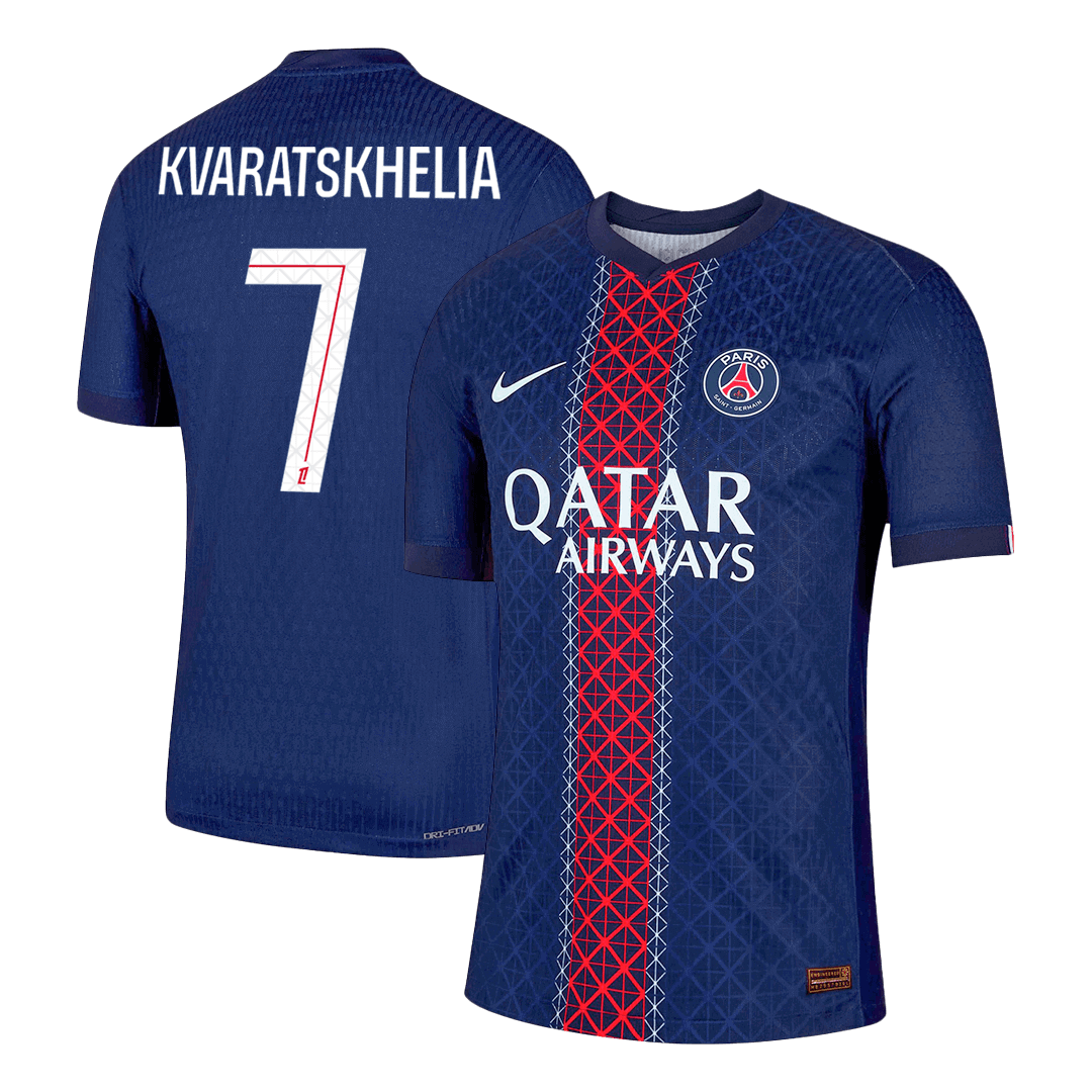 PSG Player Version Trikot Heim 2025/26 KVARATSKHELIA #7 Slim Fit