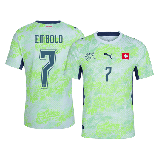 Nati World Cup Player Version Trikot Auswärts 2026 EMBOLO #7 Slim Fit