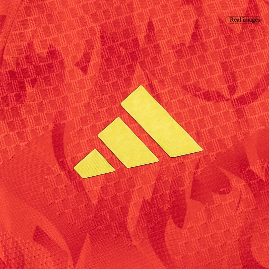 Belgium World Cup Player Version Trikot Heim 2026 DE BRUYNE #7 Slim Fit