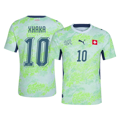 Nati World Cup Player Version Trikot Auswärts 2026 XHAKA #10 Slim Fit