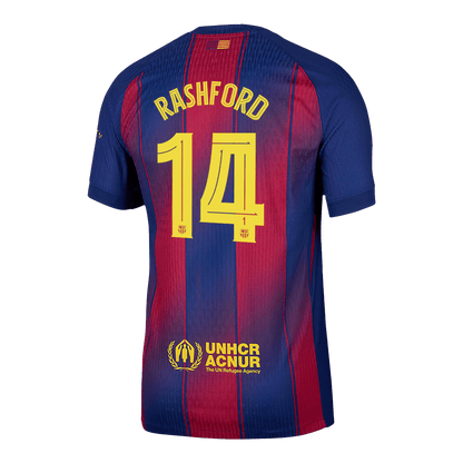 Barcelona Player Version Trikot Heim 2025/26 UCL RASHFORD #14 Slim Fit