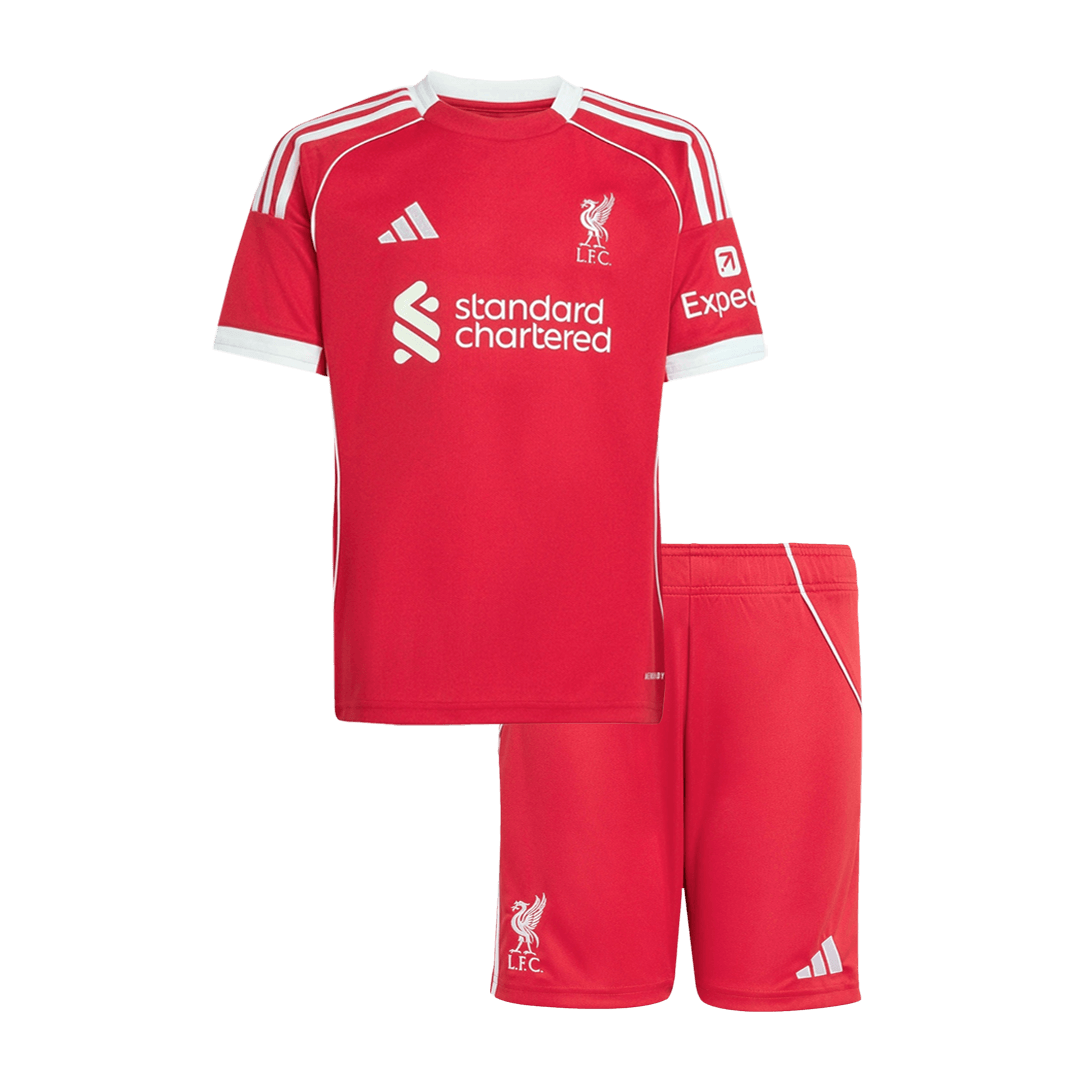 Liverpool Kinder Trikot Set Heim 2025/26