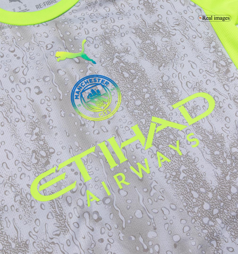 Manchester City Kinder Trikot Set Drittes Auswärts 2025/26