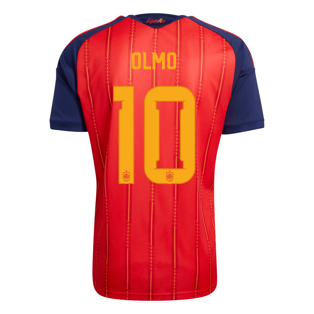 Spain World Cup Trikot Heim 2026 OLMO #10 [PREMIUM]