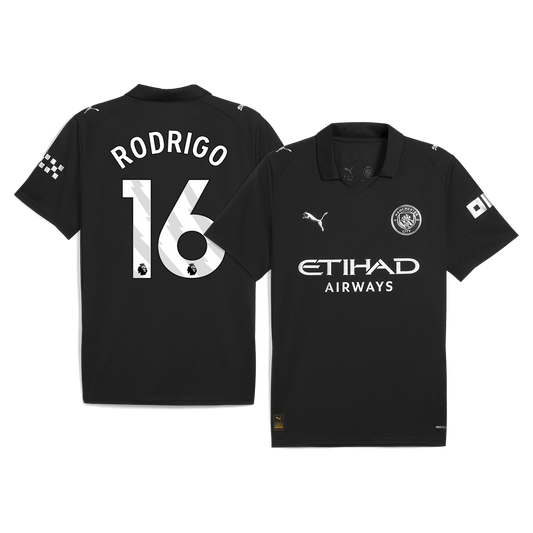 Manchester City Trikot Auswärts 2025/26 RODRIGO #16