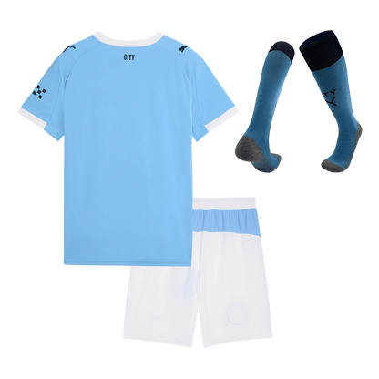 Manchester City Kinder Trikot Komplett-Set Heim 2025/26