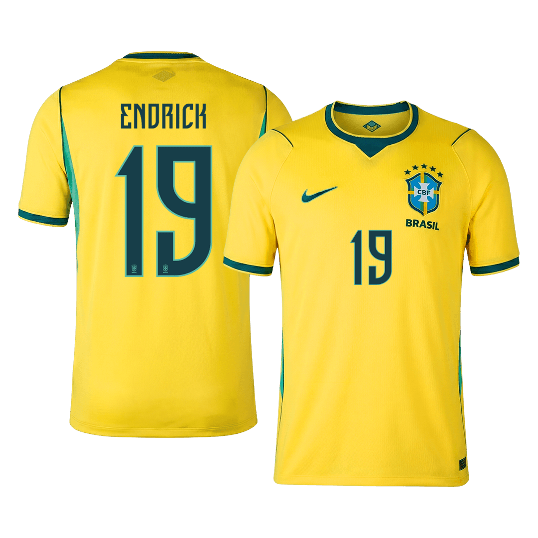 Brazil World Cup Trikot Heim 2026 ENDRICK #19