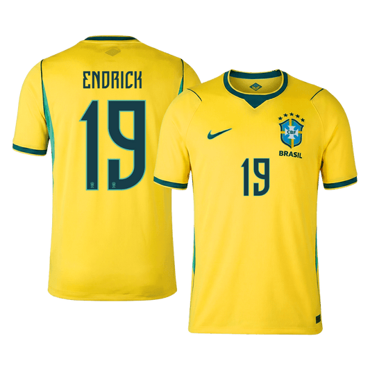 Brazil World Cup Trikot Heim 2026 ENDRICK #19
