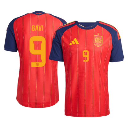 Spain World Cup Player Version Trikot Heim 2026 GAVI	 #9 Slim Fit