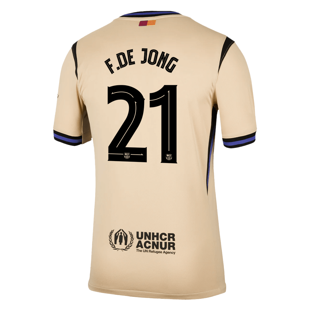 Barcelona Trikot Auswärts 2025/26 UCL F.DE JONG #21
