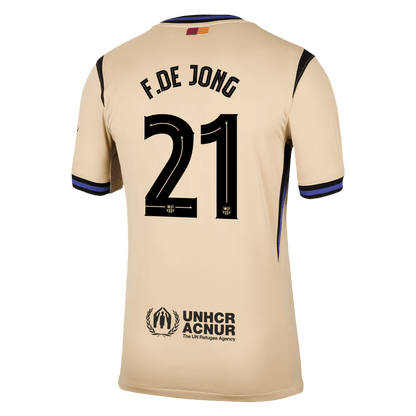 Barcelona Trikot Auswärts 2025/26 UCL F.DE JONG #21