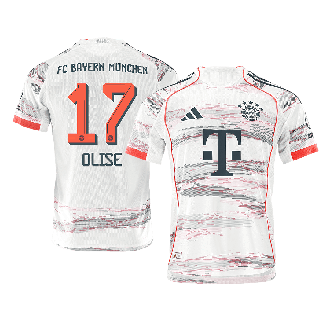 Bayern Munich Player Version Trikot Auswärts 2025/26 OLISE #17 Slim Fit