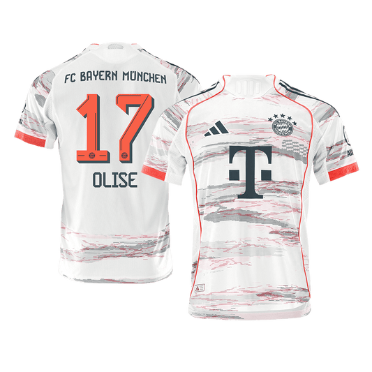 Bayern Munich Player Version Trikot Auswärts 2025/26 OLISE #17 Slim Fit