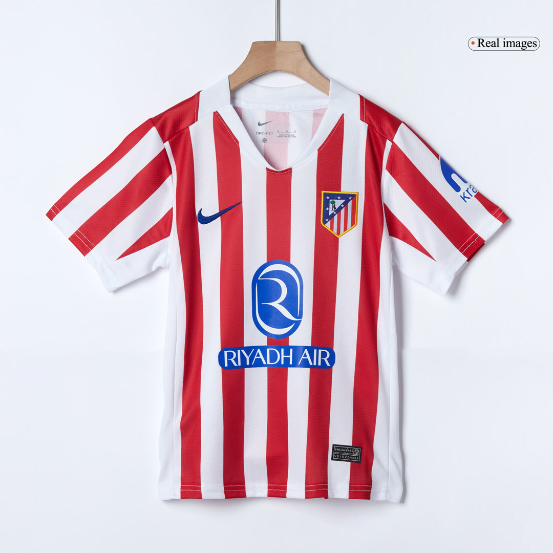 Atletico Madrid Kinder Trikot Komplett-Set Heim 2025/26