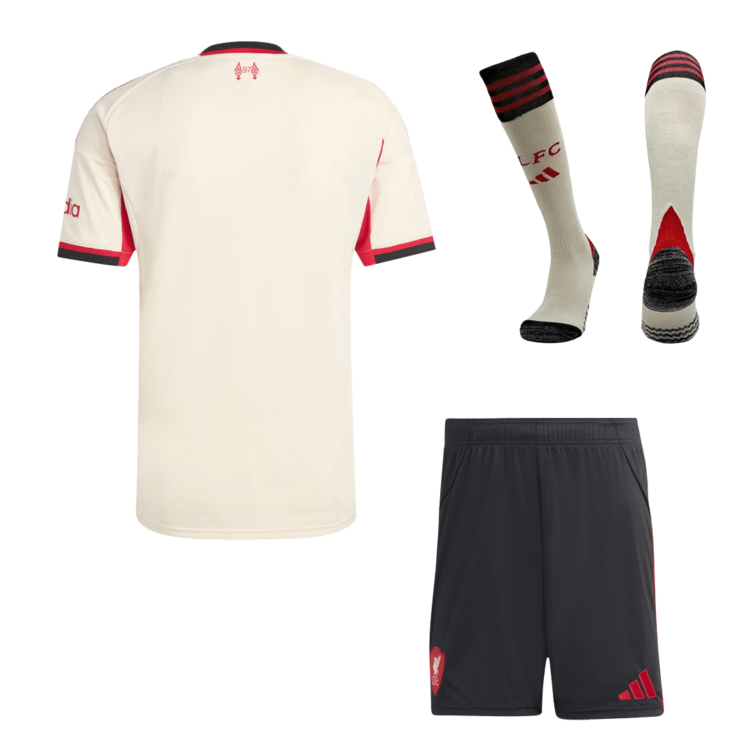 Liverpool Trikot Komplett-Set Auswärts 2025/26