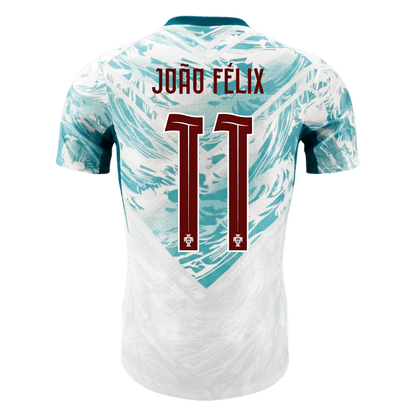 Portugal World Cup Player Version Trikot Auswärts 2026 JOÃO FÉLIX #11 Slim Fit