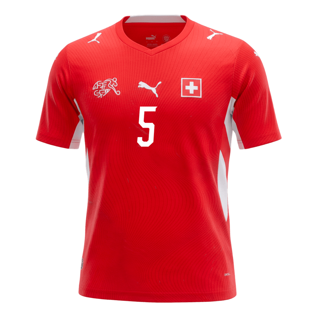 Nati World Cup Trikot Heim 2026 AKANJI #5