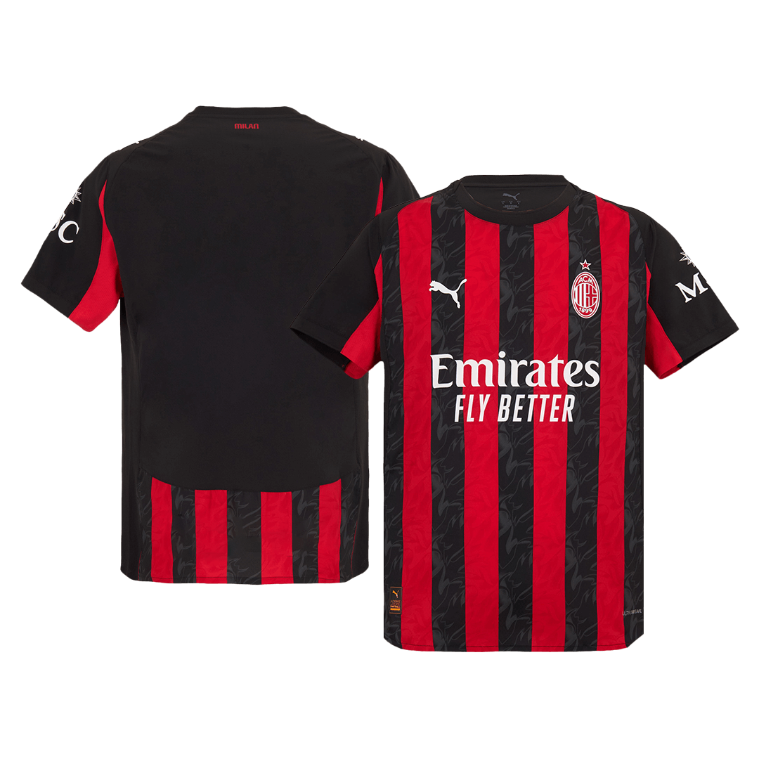 AC Milan Player Version Trikot Heim 2025/26 Slim Fit