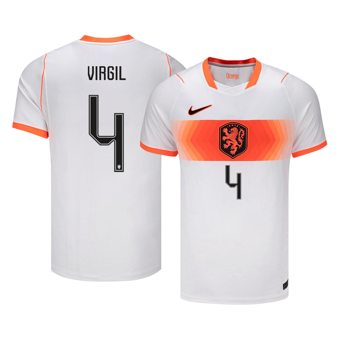 Netherlands World Cup Trikot Auswärts 2026 VIRGIL #4