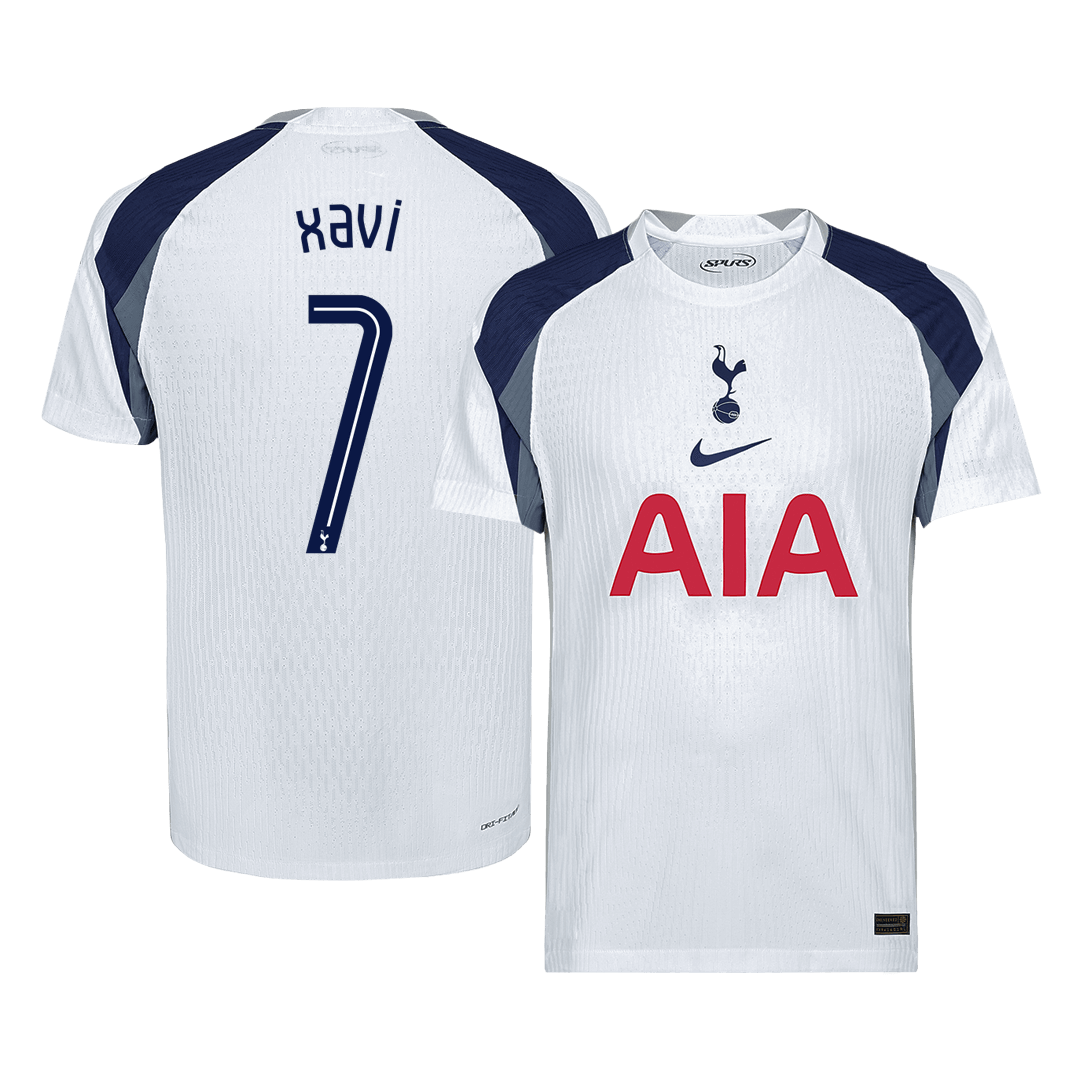 Tottenham Hotspur Player Version Trikot Heim 2025/26 UCL XAVI #7 Slim Fit