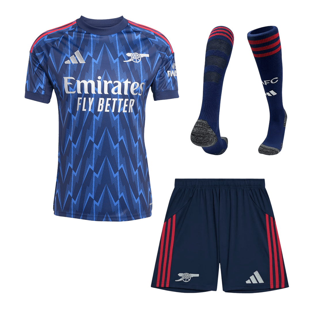 Die Gunners Trikot Komplett-Set Auswärts 2025/26