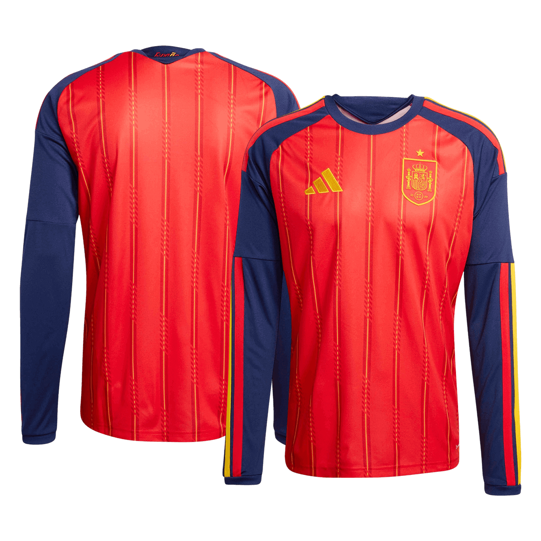 Spain World Cup Langarm Trikot Heim 2026