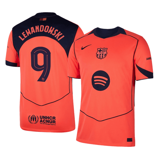 Barcelona Trikot Drittes Auswärts 2025/26 UCL LEWANDOWSKI #9