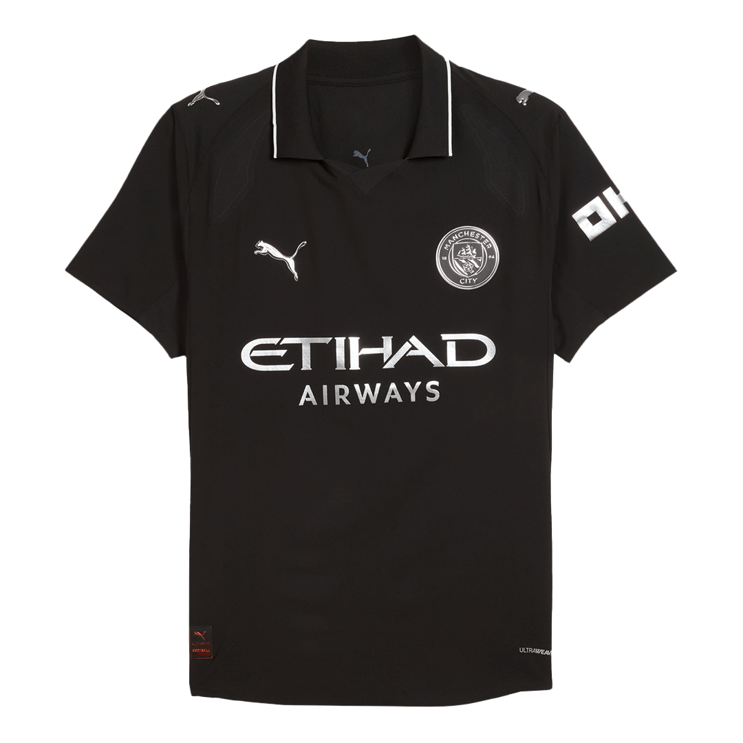 Manchester City Player Version Trikot Auswärts 2025/26 REIJNDERS #4 Slim Fit