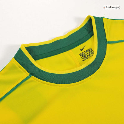 Brazil World Cup Retro Trikot Heim 1998 RONALDO #9