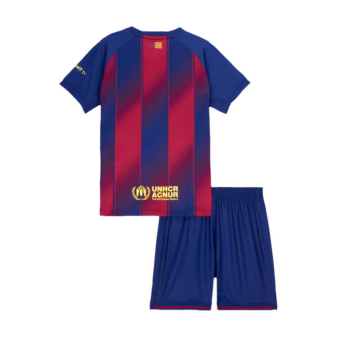 Barcelona Kinder Trikot Set Heim 2025/26