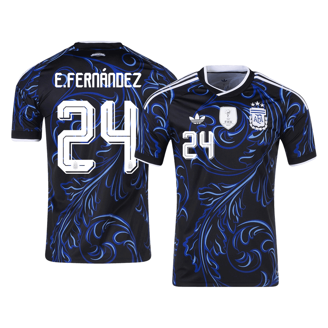 Argentina World Cup Trikot Auswärts 2026 E. FERNÁNDEZ #24