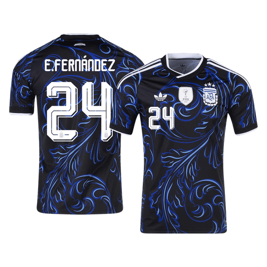 Argentina Maglia Mondiale Trasferta 2026 E. FERNÁNDEZ #24