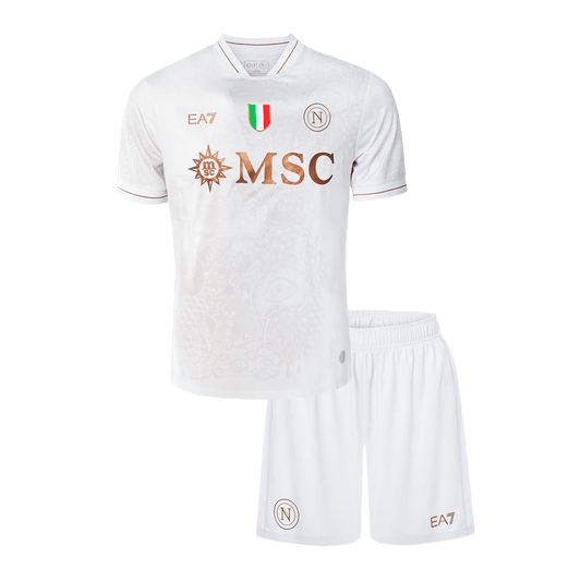 Napoli Kinder Trikot Set Auswärts 2025/26